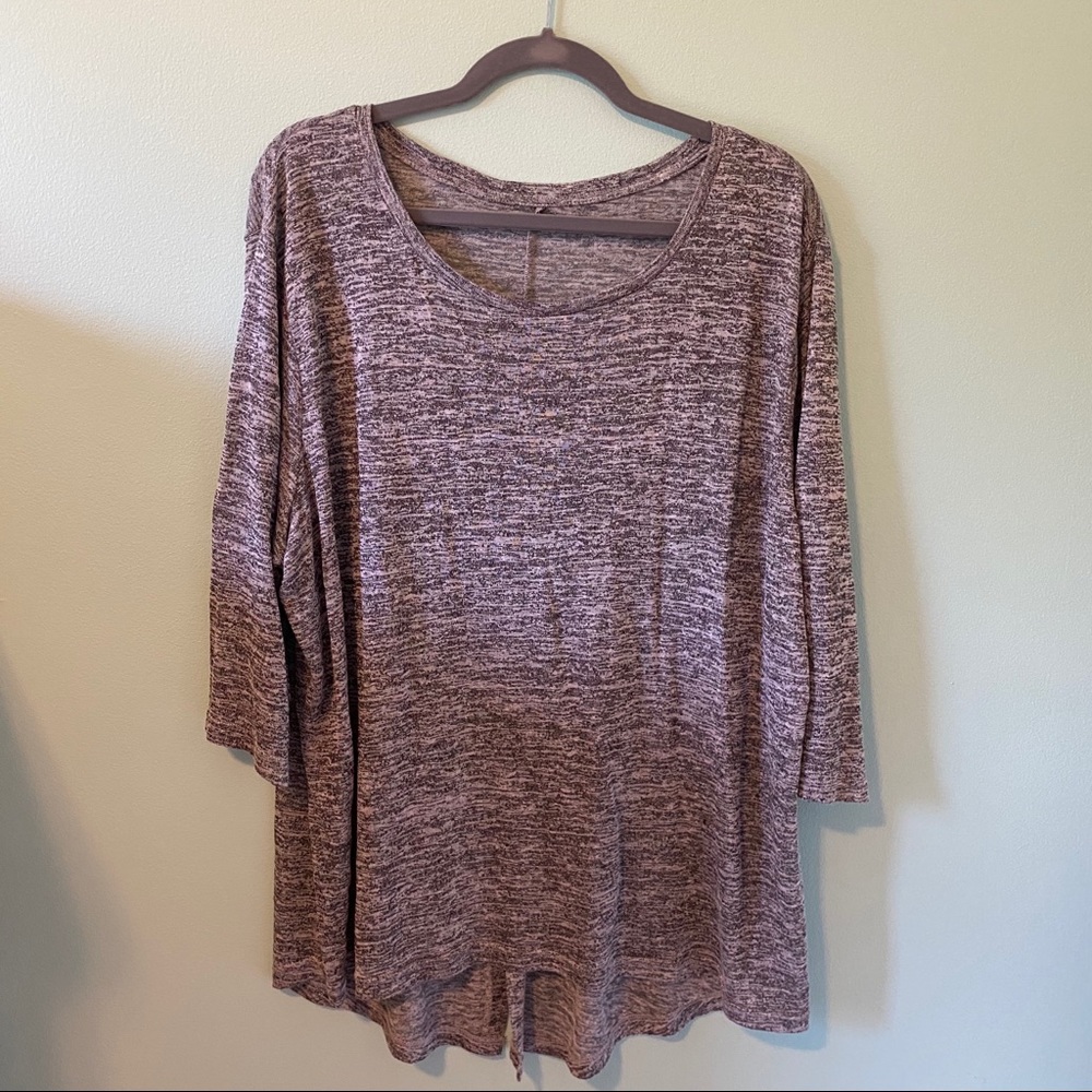 Grey Long Sleeve Top